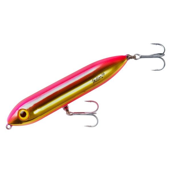 Heddon Saltwater Super Spook Jr. Fishing Lure - Gold Pink