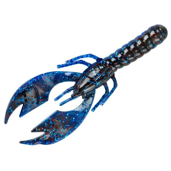 YUM Craw Papi Soft Plastic Lure - Virgo Blue - 3 3/4 in