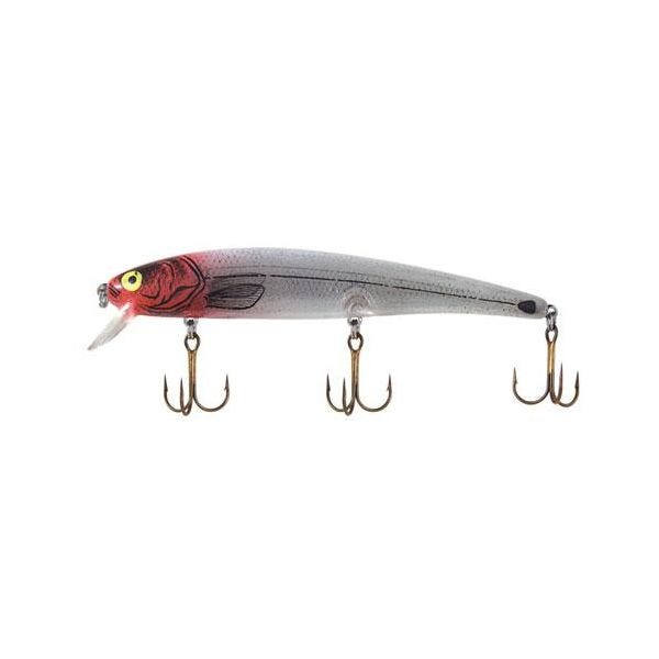 Bomber Long A Fishing Lure - Silver Flash/Red Head/White - 4 1/2 in