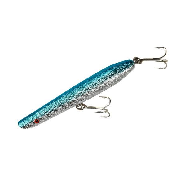 Cotton Cordell Pencil Popper Fishing Lure - Chrome/Blue Back - 6 in