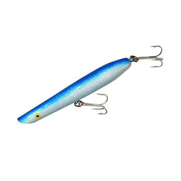 Cotton Cordell Pencil Popper Fishing Lure - Pearl/Blue - 6 in