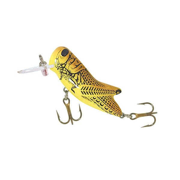 Rebel Crickhopper Fishing Lure - Yellow Grasshopper - 1 1/2 in