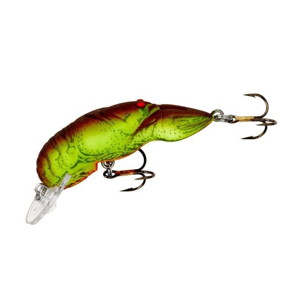 Rebel Wee-Crawfish Fishing Lure - Chartreuse Brown