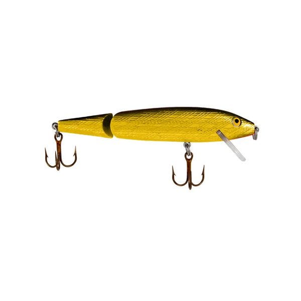 Rebel Jointed Minnow Fishing Lure - Gold/Black - 3 1/2 in