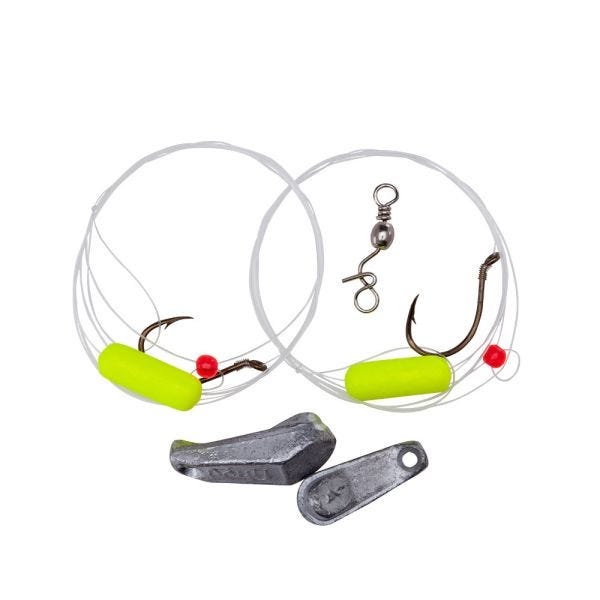 Lindy Floating Rig-Fluorescent Yellow-Crawler/Leech Hook