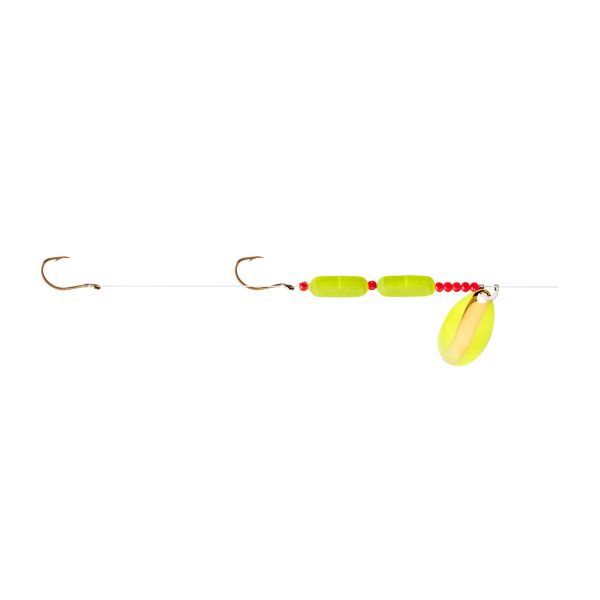 Little Joe Floating Worm Harness -Chartreuse Gold Yellow Float