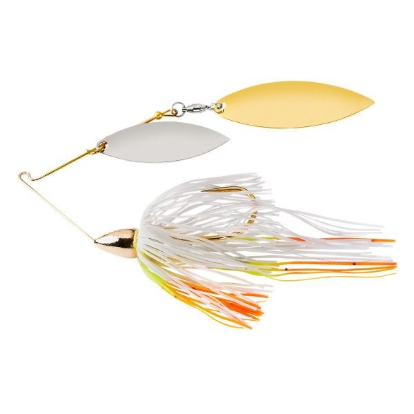 War Eagle Gold Frame Double Willow Spinnerbait Cole Slaw 1/4 oz