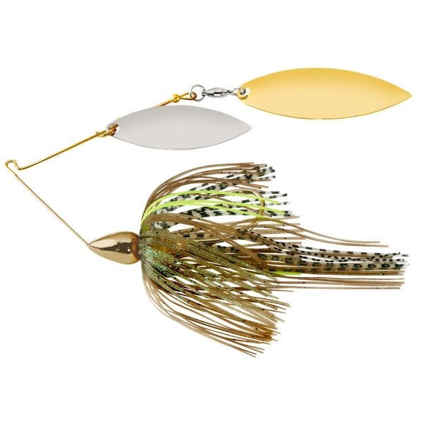 War Eagle Gold Frame Double Willow Spinnerbait Sexxy Mouse 3/8 oz