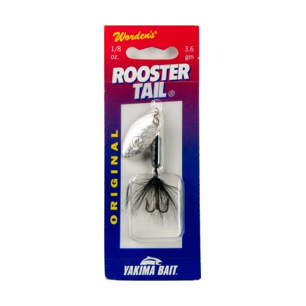 Rooster Tail-Black-1/8 oz