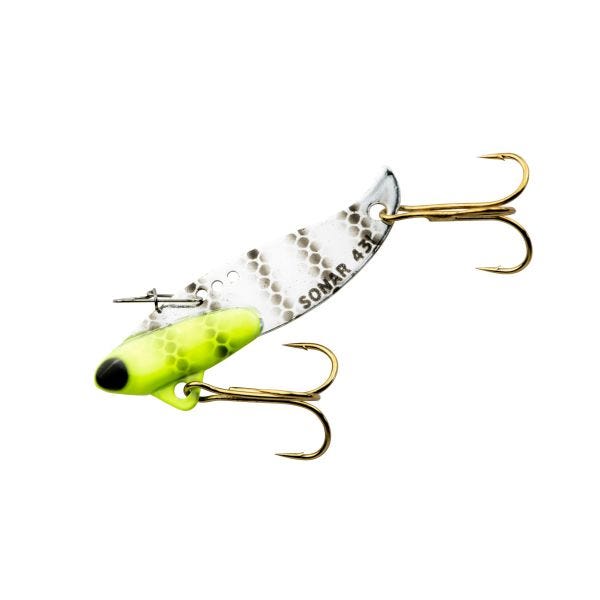 Heddon Sonar-Chartreuse Black Stripe-2 in