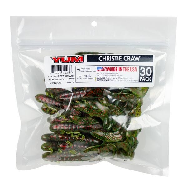 YUM Christie Craw Bulk-Watermelon/Red Flake