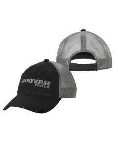 BOOYAH Bait Co. Black Gray Mesh Hat