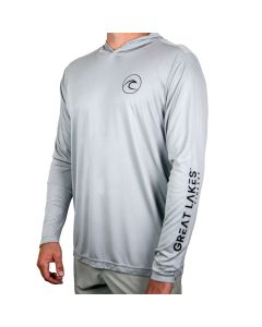 Great Lakes Finesse UV Long Sleeve Hooded Performance Shirt