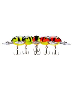 BANDIT LURES Walleye Shallow Minnow Jerkbait Fishing Lure, Fishing  Accessories, Dives ro 12-feet Deep, Fire Tiger, 4.5 Inch, 5/8 Ounce,  (BDTWBS120)