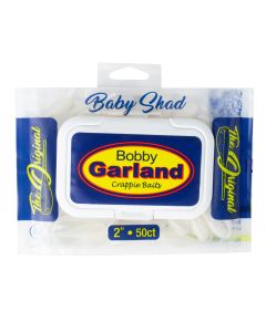 Bobby Garland Baby Shad 50 Count Bag-Pearl White