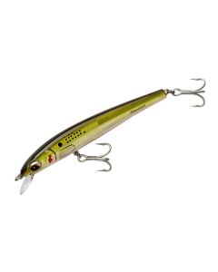 Vintage BOMBER BAIT COMPANY Smilin' Minnow Fishing Lure • BROWN TROUT –  Toad Tackle