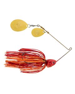 War Eagle Gold Frame Tandem Indiana Spinnerbait-White Chartreuse R-3/8 oz