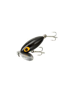 Arbogast Jitterbug 1/4 oz Fishing Lure - Black