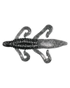 Gene Larew Flipping Biffle Bug-Smoke Silver