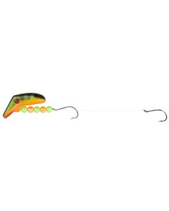 Lindy Fuzz-E Grub Jigs - White - 2 in - 1/4 oz