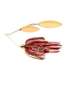 War Eagle Gold Frame Double Willow Spinnerbait Crawdad 1/2 oz