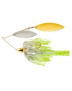 War Eagle Gold Frame Hammered Double Willow Spinnerbait Pro's Choice 1/2 oz