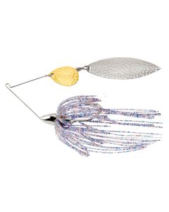 War Eagle Nickel Frame Hammered Tandem Willow Spinnerbait Firecracker 1/2 oz