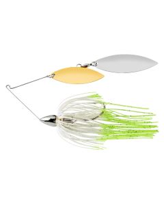 War Eagle Nickel Frame  Double Willow Spinnerbait Hot White Shad 1/4 oz