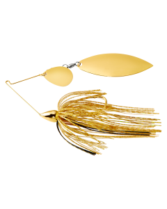 War Eagle Gold Frame Tandem Willow Spinnerbait Gold Shiner 3/8 oz