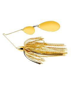 War Eagle Gold Frame Tandem Indiana Spinnerbait Gold Shiner 3/8 oz