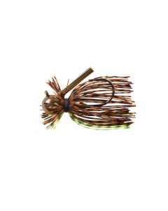 War Eagle Heavy Finesse Jig Green Pumpkin Chartreuse 3/8 oz