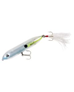 Heddon Feather Dressed Super Spook Jr Brilliant Bone