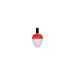 Pear 1" Peg/Slip Red White 5