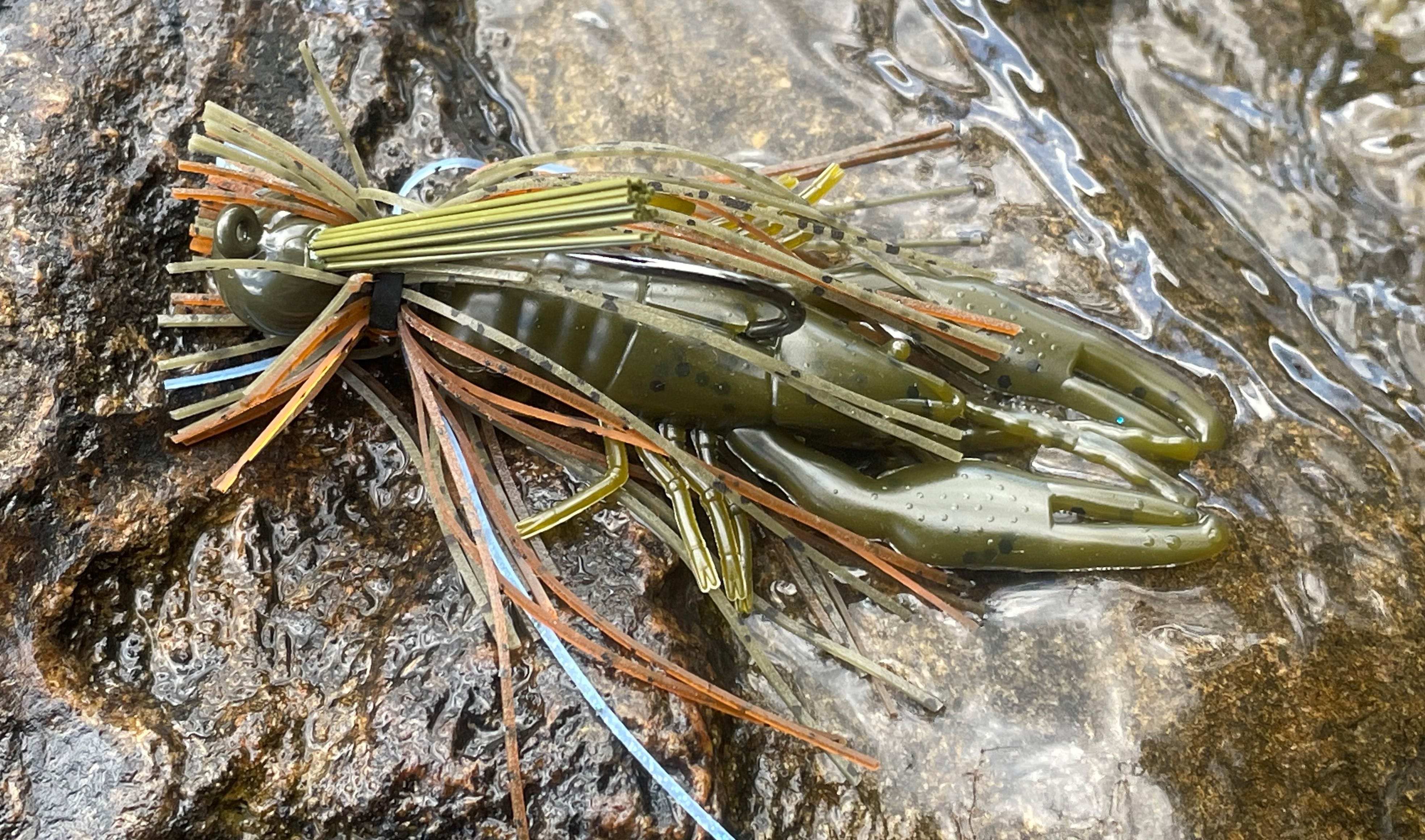 War Eagle Heavy Finesse Jig and YUM CrawBug