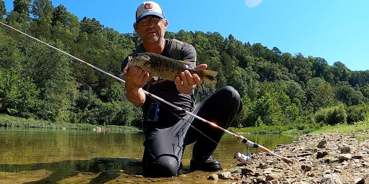 smallmouth bass, bank fishing