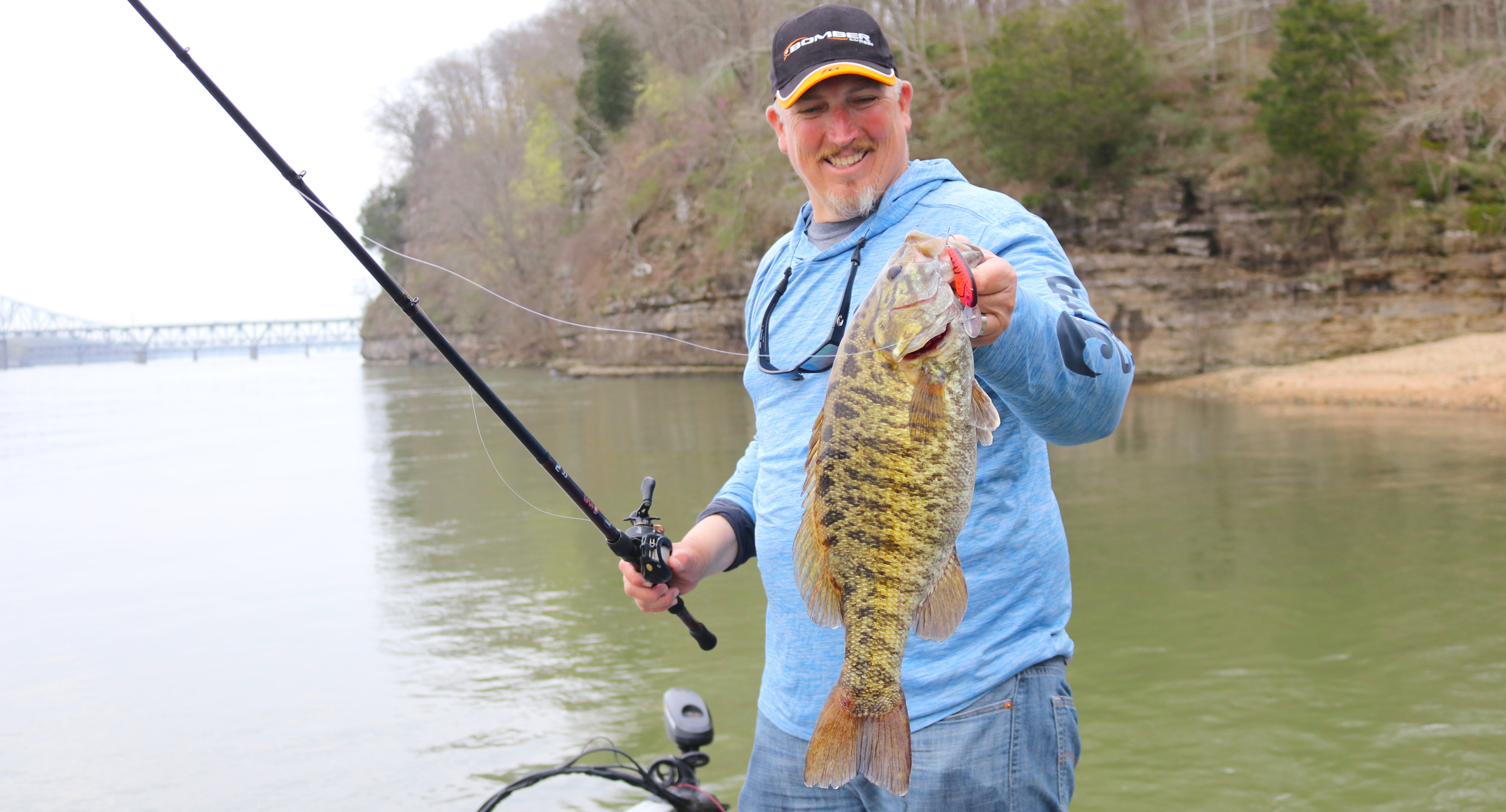 smallmouth bass on Deep Flat A