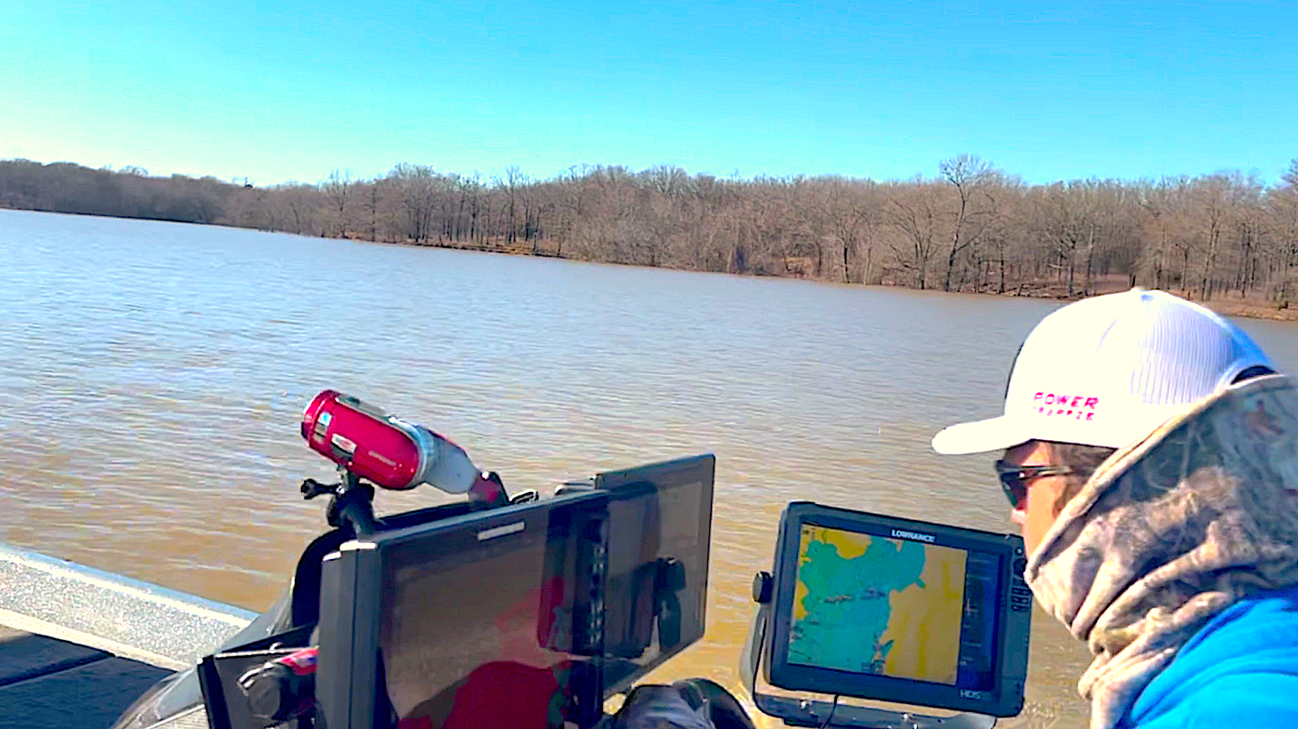 searching for crappie with electronics