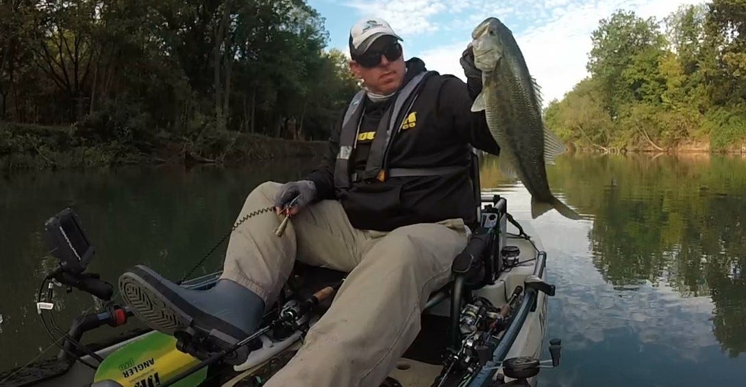 Spring Power Fishing for Bass from a Kayak