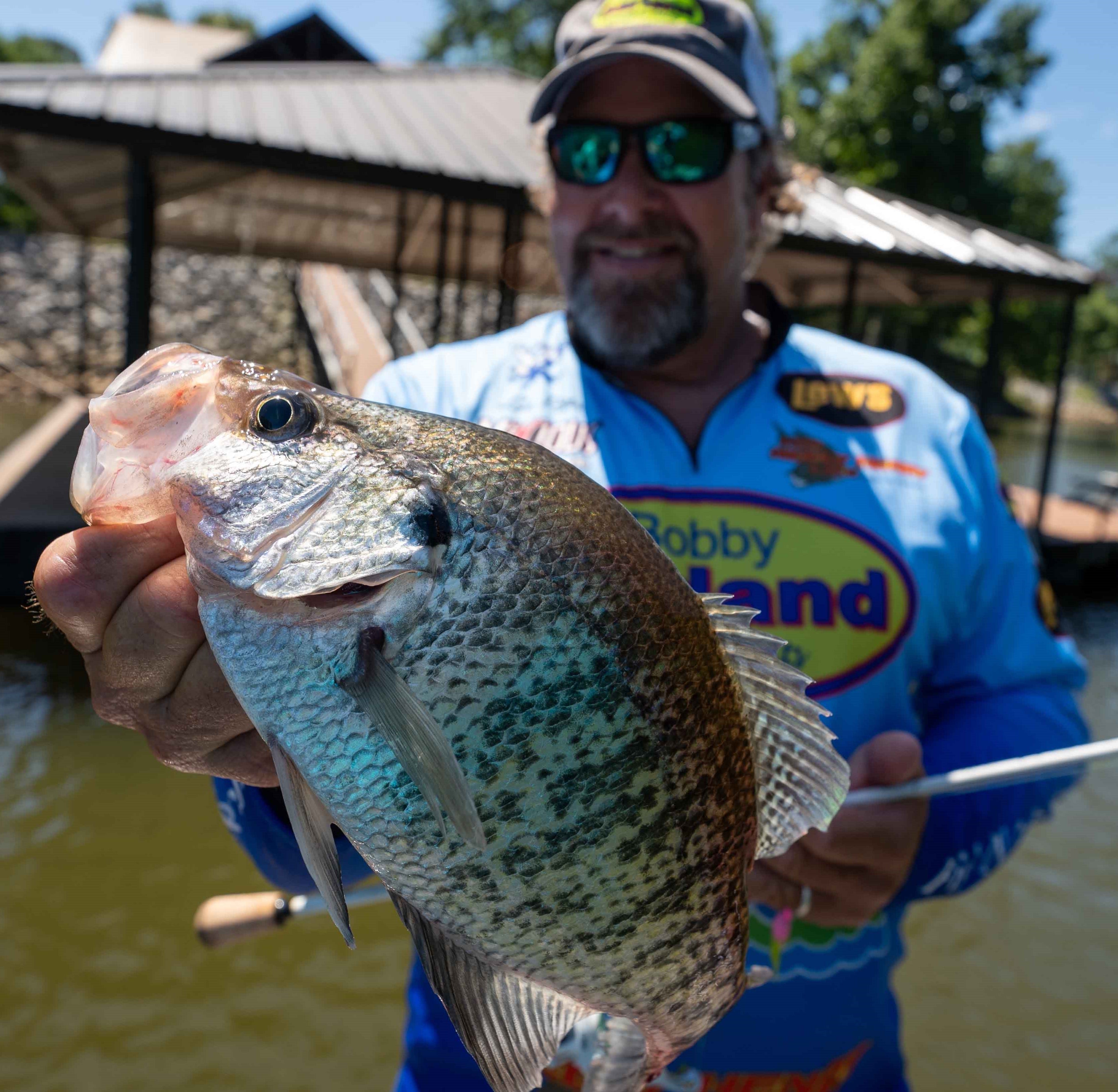 Lee Pitts with crappie