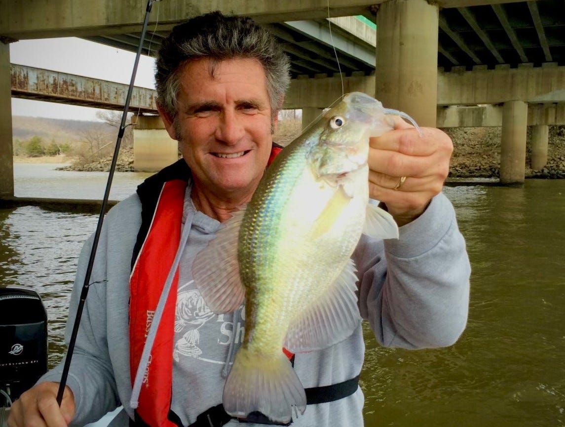 Mike Tylor with crappie