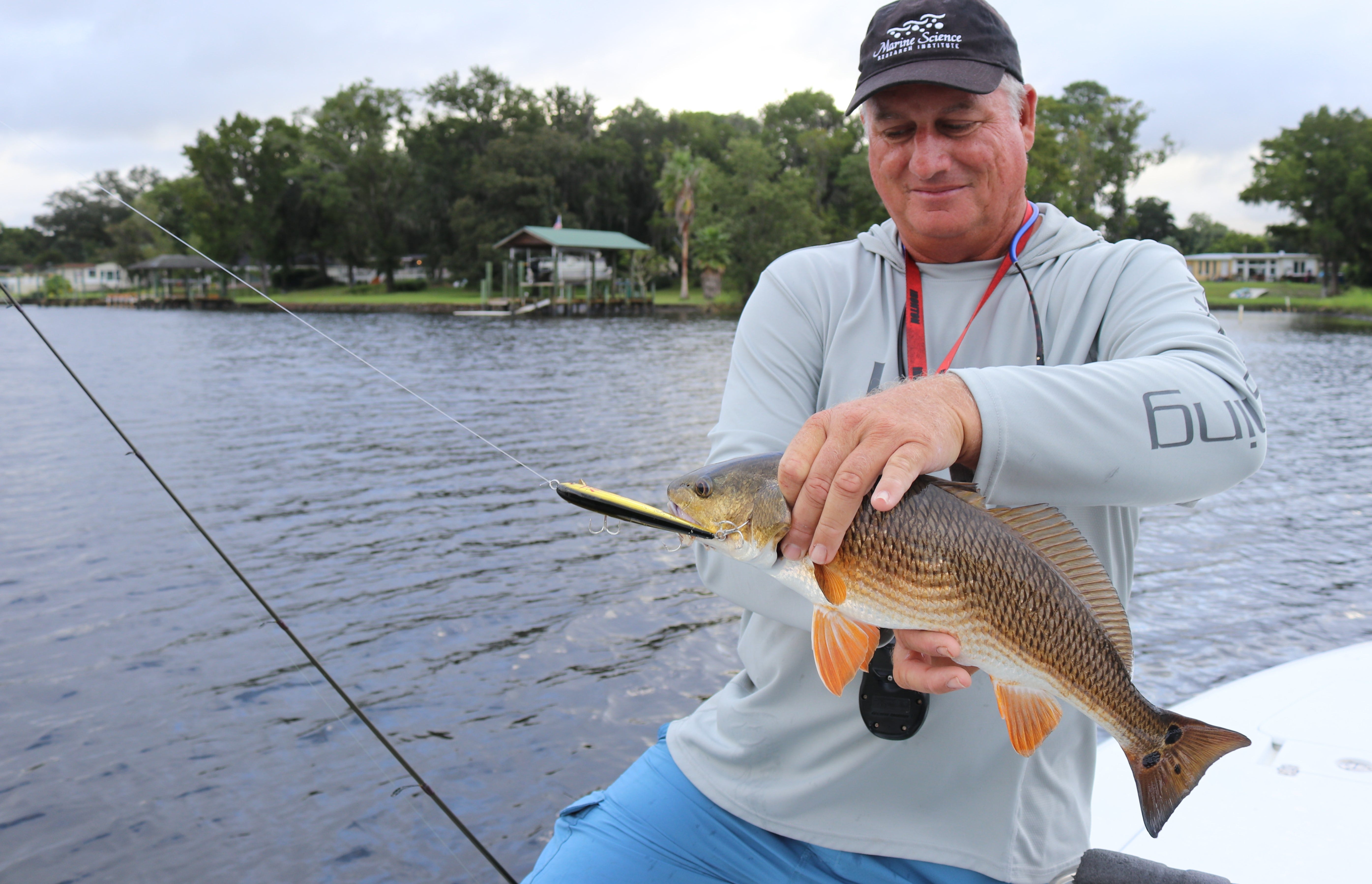 redfish on Red Fin