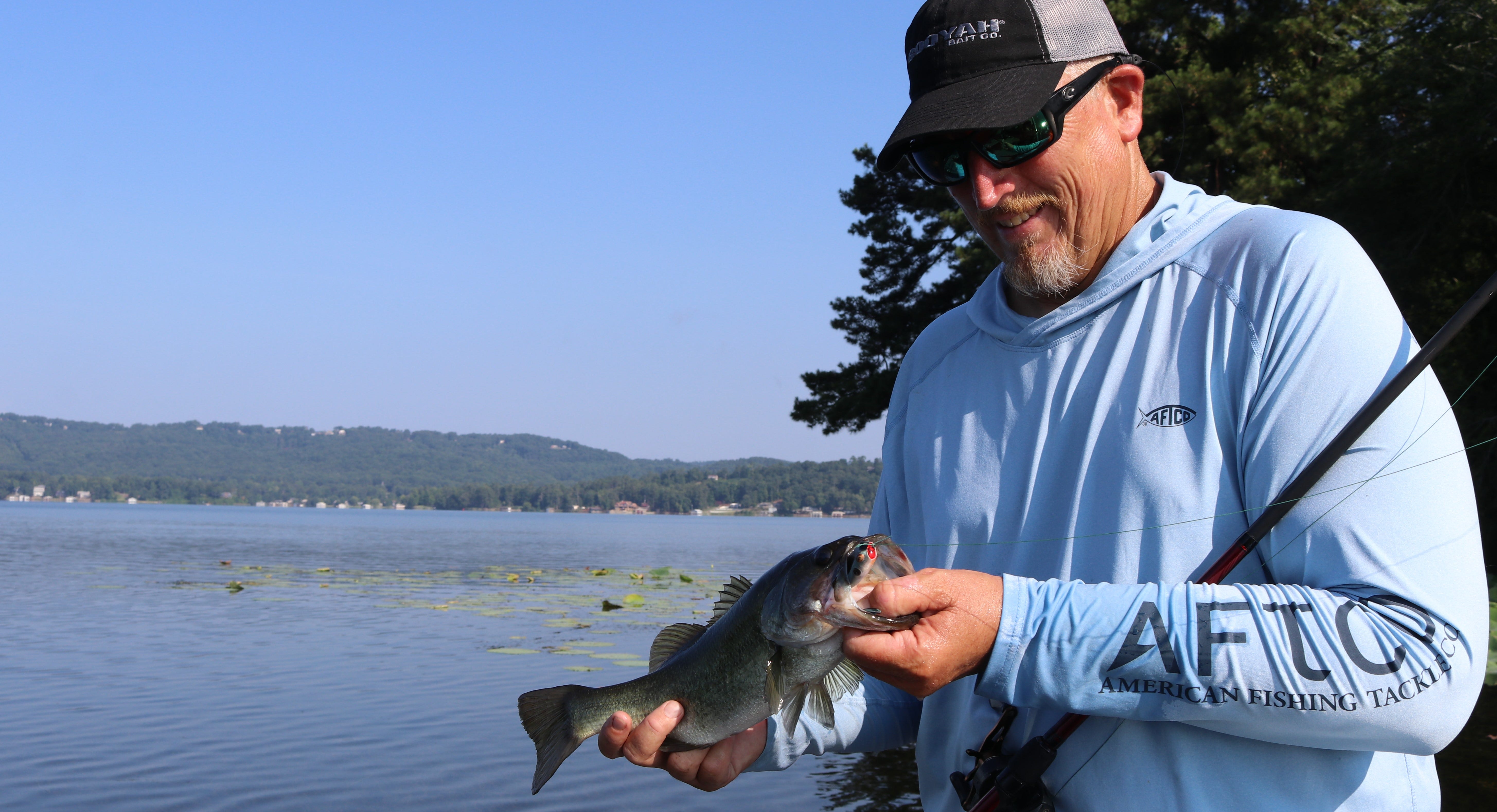 Jimmy Mason with frog bass