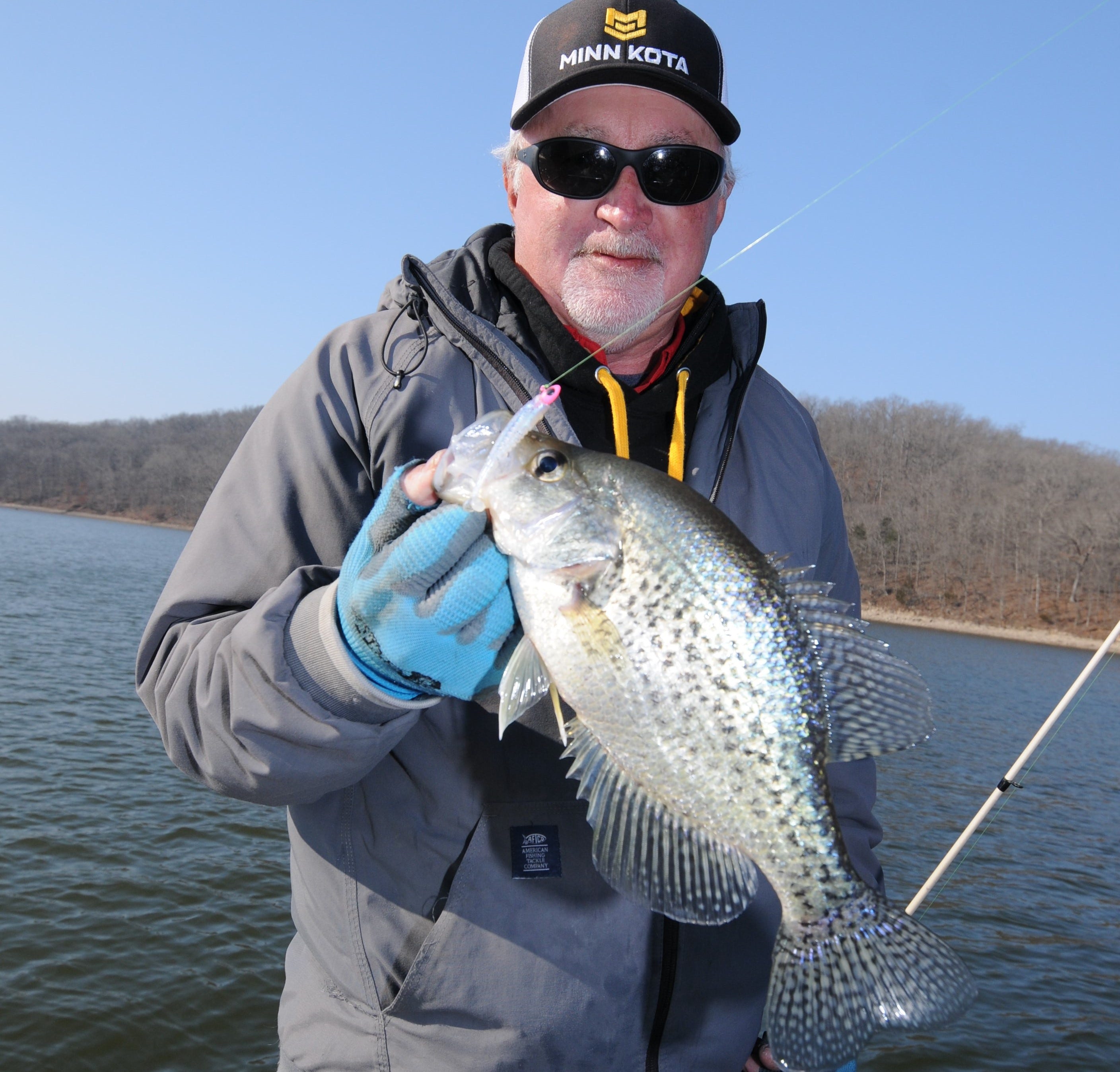 Terry Blankenship with crappie