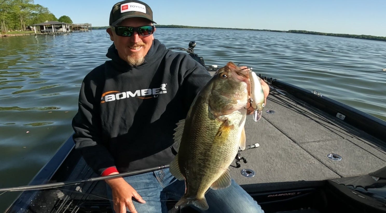 Largemouth bass on Deep Flat A