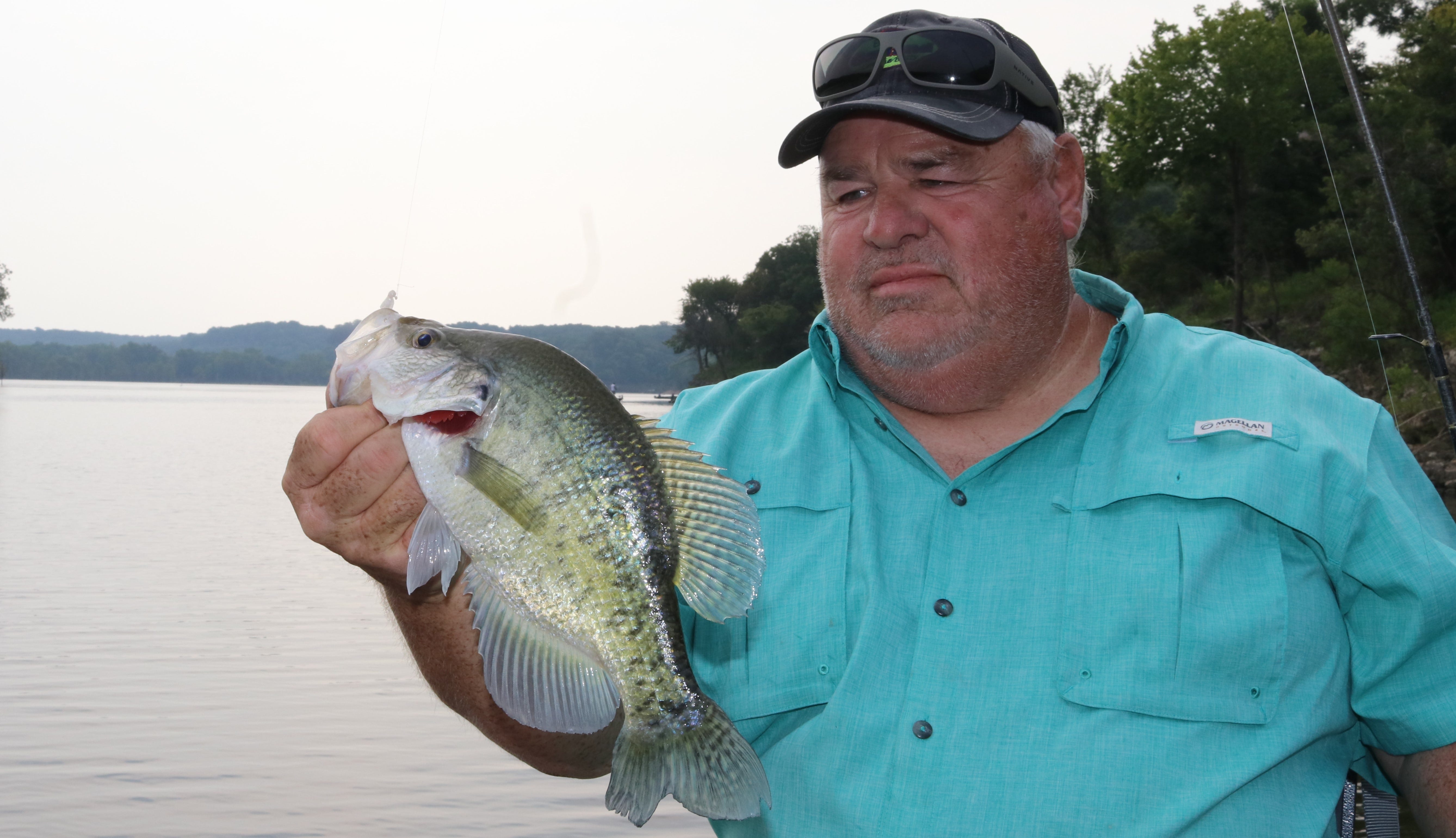 Gary Rowe with crappie