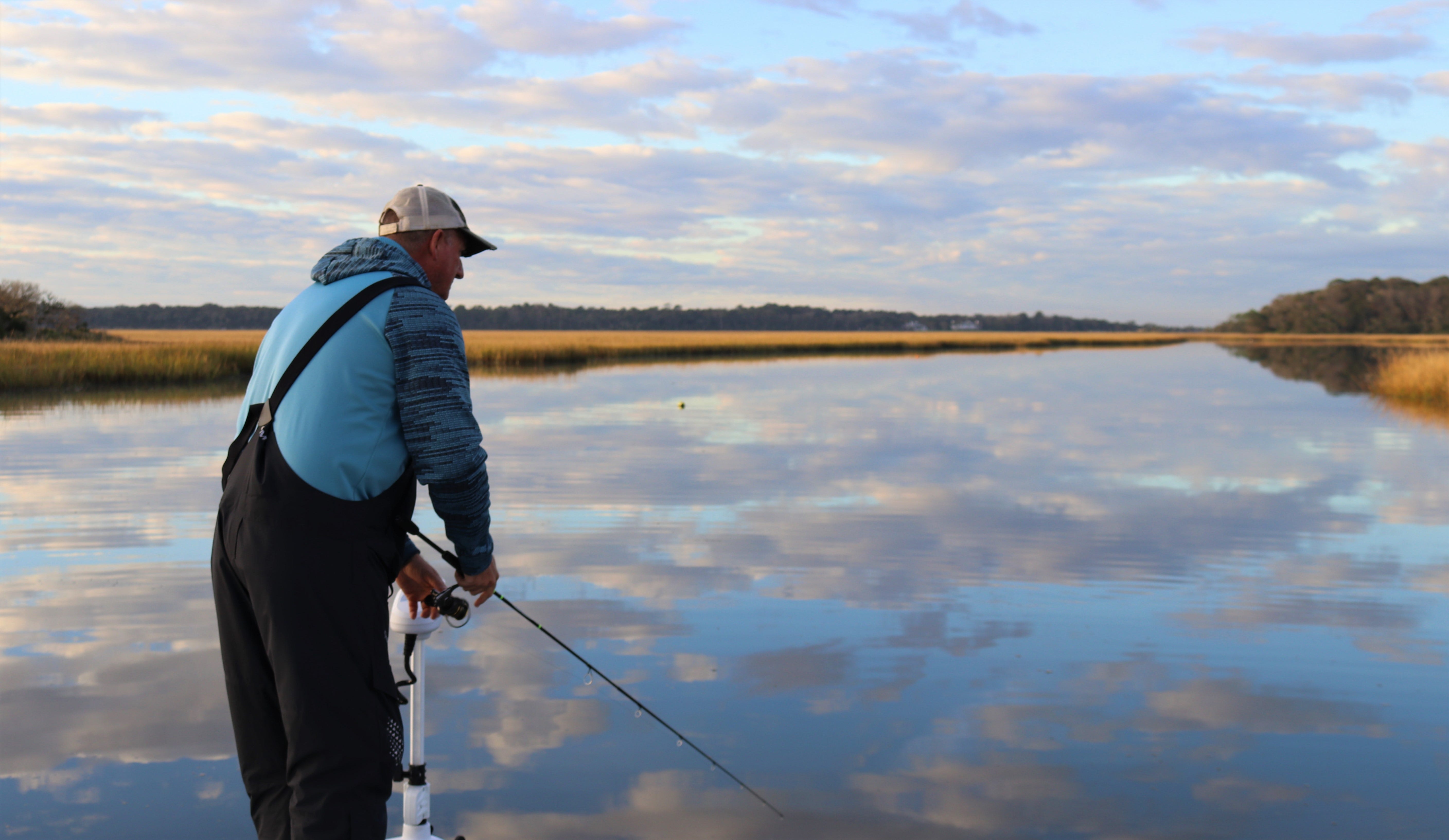 casting in coastal waters