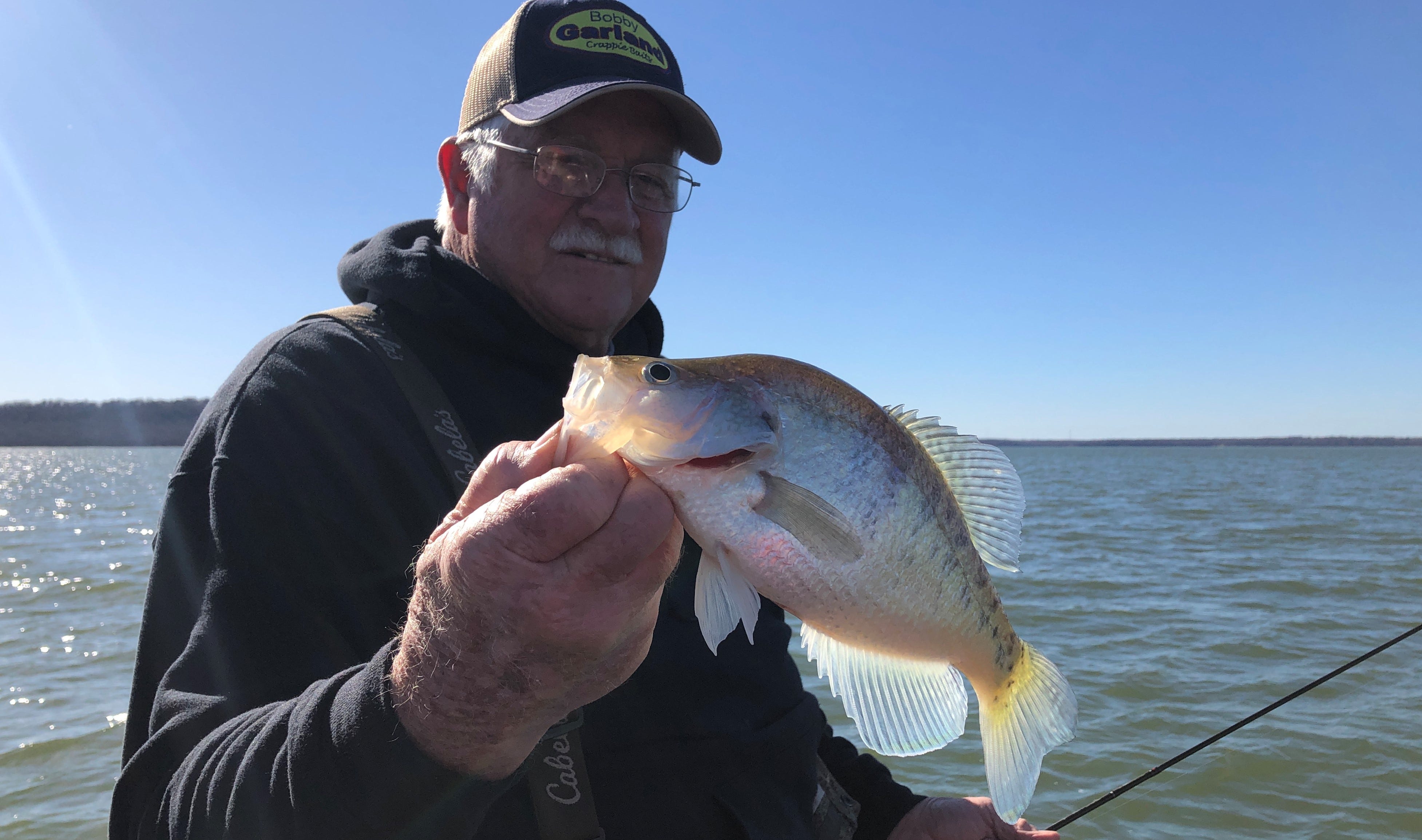 Angler with Crappie