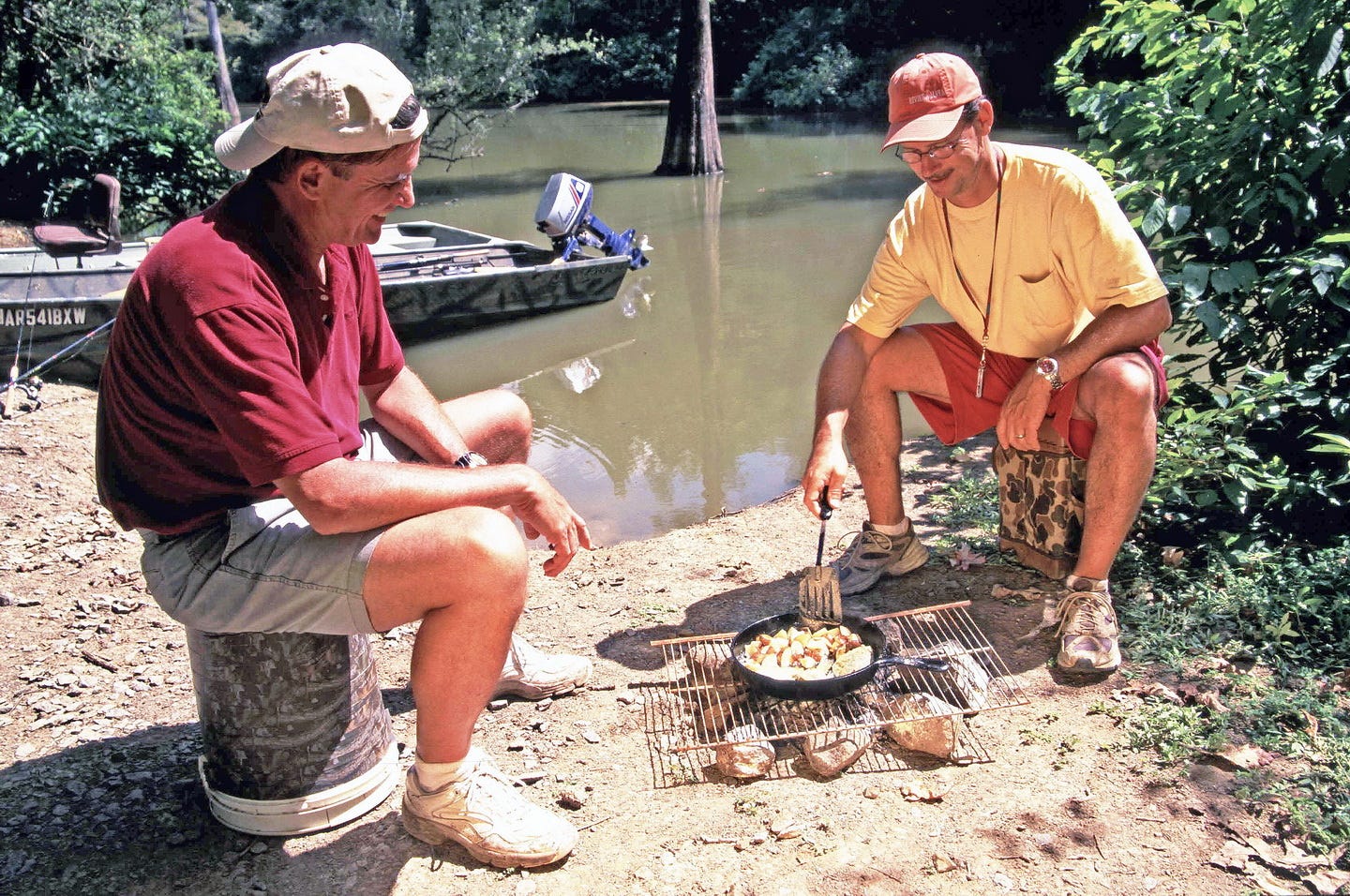 cookng a shore lunch