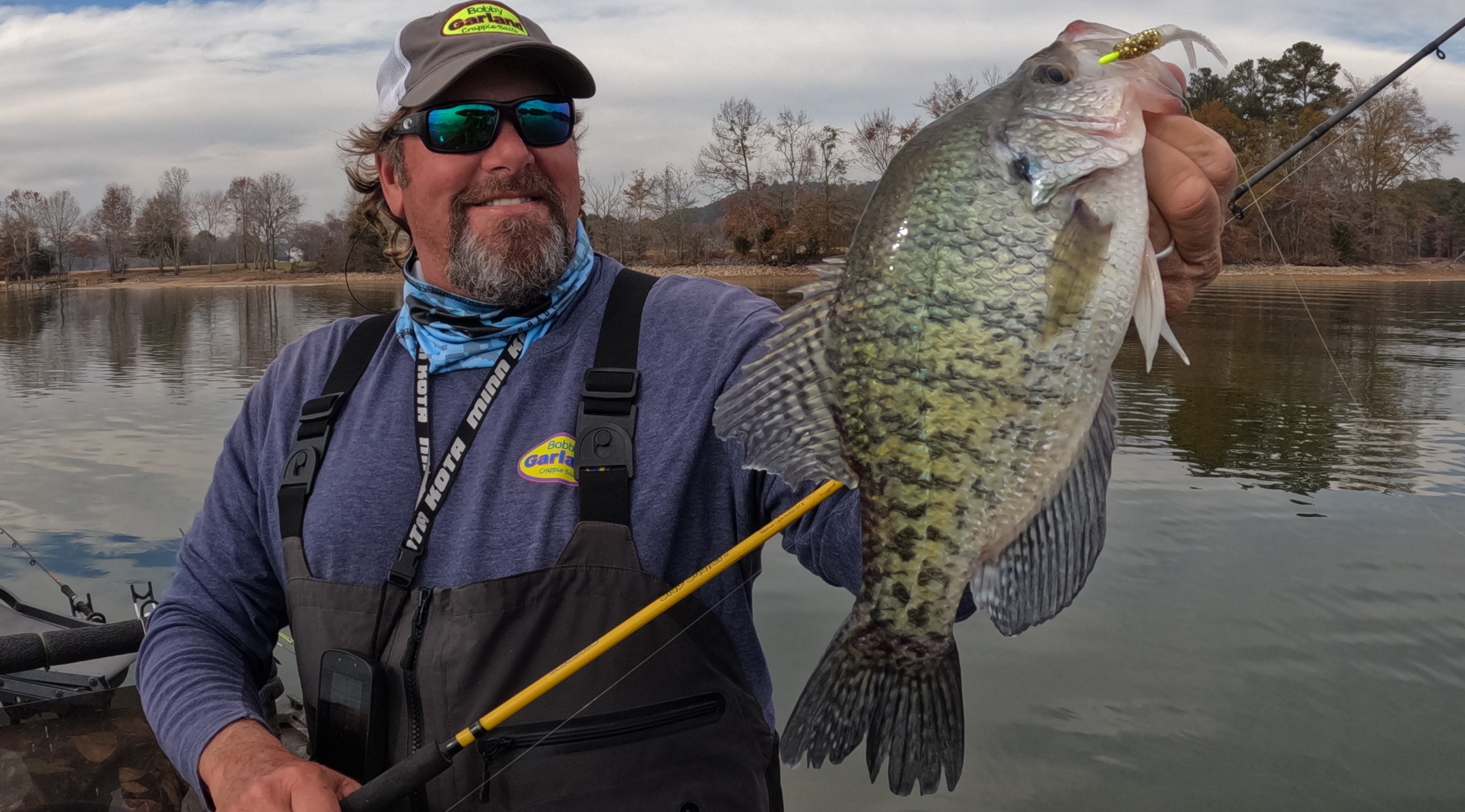 Lee Pitts with late fall crappie