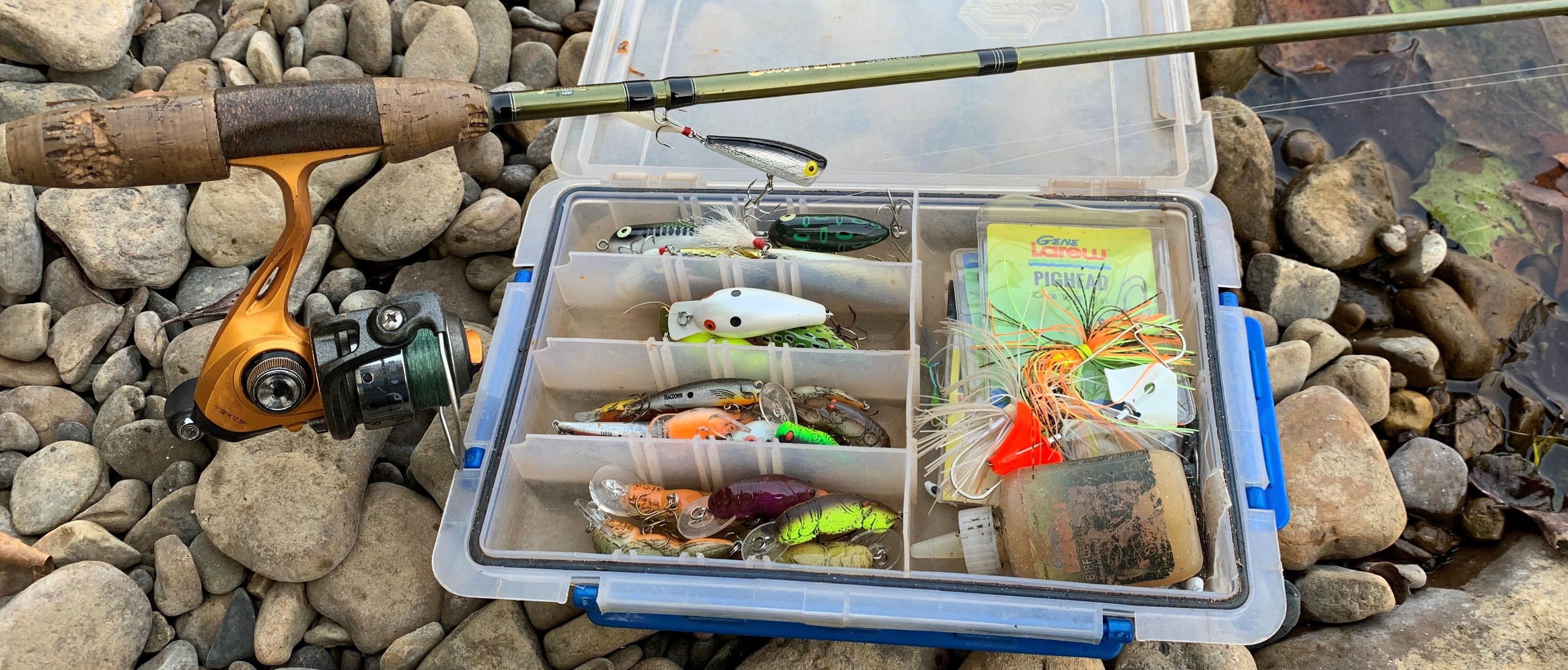 stream bass lure assortment